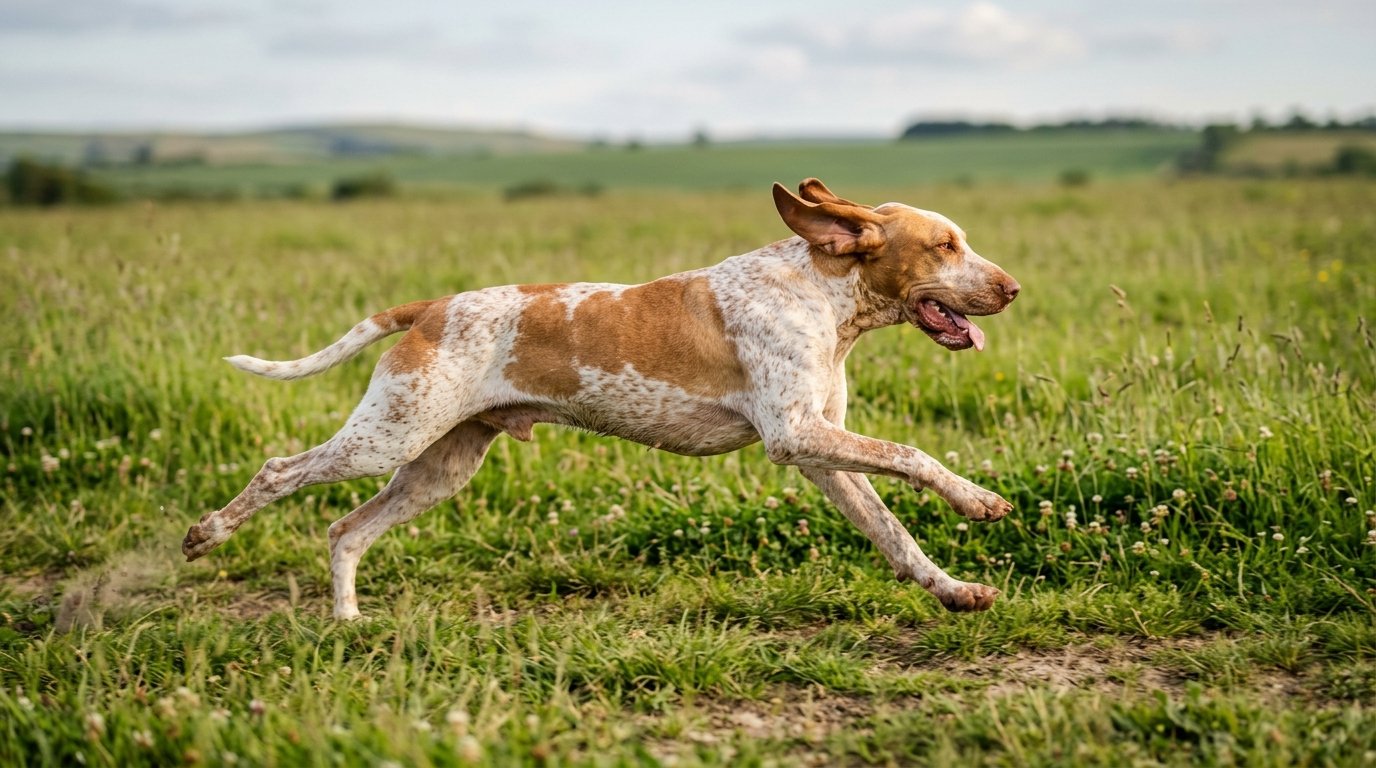 Bracco Italiano in actie — beweging en uitdaging